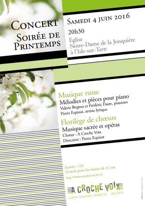 Concert Soirée de Printemps