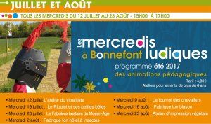 Mercredi ludique à Bonnefont : atelier d'impression végétale