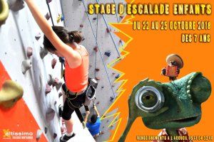 Altissimo Montaudran *** STAGE ESCALADE ENFANTS *** VACANCES D'OCTOBRE 2018