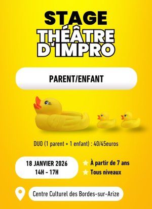 Stage Parents/Enfants : Théâtre d'Improvisation