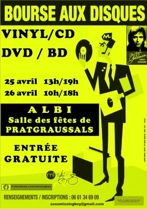 Bourse aux Disques Vinyl, CD, DVD & BD