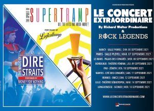 Rock Legends lance la tournée Tribute pour Dire Straits et Supertramp