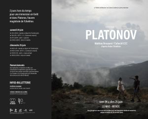 PLATONOV Mathias Brossard / Collectif CCC d'après Anton Tchekhov