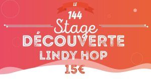 Stage découverte de lindy hop