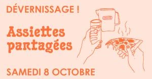 Dévernissage de l'exposition "Assiettes partagées"