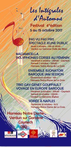 Les Intégrales d'Automne - Festival - 4° édition