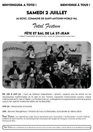 Samedi 2 juillet- Fête et Bal de la St-Jean