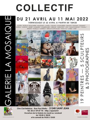 Exposition de peintures, photos et sculptures