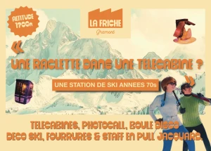 La Friche Gramont en mode station de ski disco 70's 
