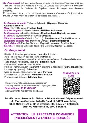 ON PURGE BÉBÉ + SKETCHES EN VRAC