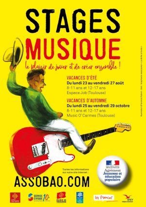 Stages musique pour les jeunes fin août à Toulouse