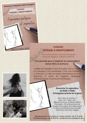 Poésie & Mouvement • Expressions poétiques et corporelles