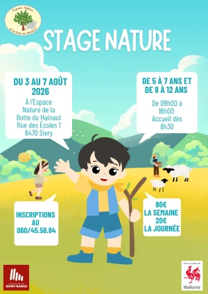 Stage nature d'été 2026