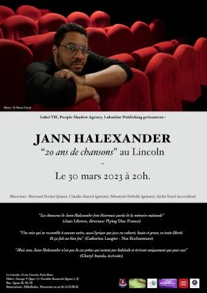 Jann Halexander fête 20 ans de chansons au Lincoln
