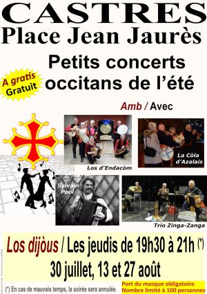 Petits concerts occitans de l'été 