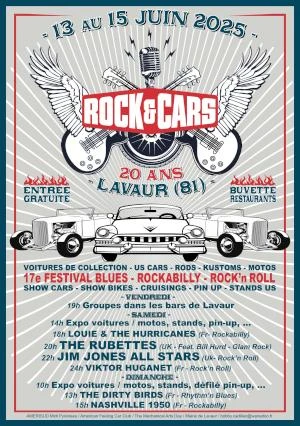 Festival ROCK'&'CARS à Lavaur (81) du 13 au 15 juin 2025