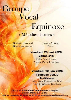 Concert du Groupe Vocal Equinoxe