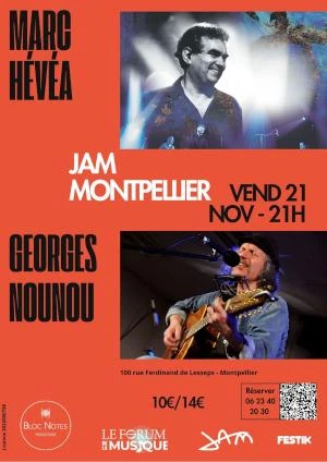 Marc Hévéa et Georges Nounou réunis pour un concert exceptionnel