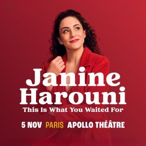 Janine Harouni à l'Apollo Théâtre à Paris
