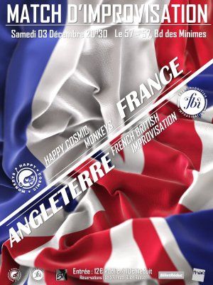 Match d'Improvisation Théâtrale - France vs Angleterre