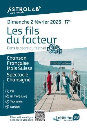 « Les fils du Facteur » dans le cadre du festival Détours de Chant