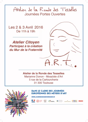 Journées Européennes des Métiers d'Art : Atelier citoyen pour la paix (mosaïque)