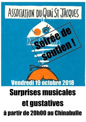 Soirée de soutien au Quai St Jacques