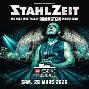 Stahlzeit et son show Rammstein Tribute en concert à la Seine Musicale le 28/03/26