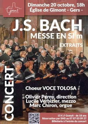 Concert Messe en Si mineur de Bach à Gimont