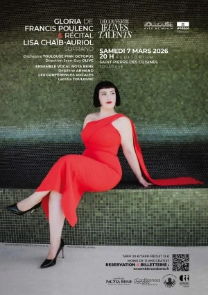 Concert Découverte Jeunes Talents le 7 mars 2026 à 20h à l'Auditorium Saint-Pierre des Cuisines