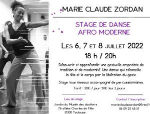 Stage de danse Afro-Modene