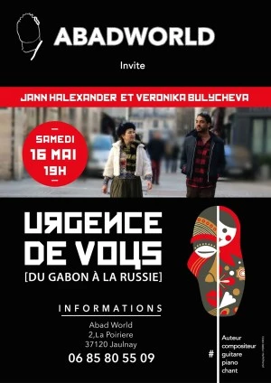 'Urgence de Vous, du Gabon à la Russie' à Jaulnay