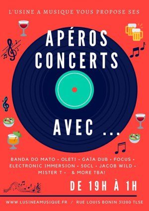 Les apéros-concerts/apéros-mix de l'Usine à Musique ! 