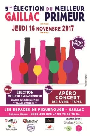 Election du meilleur gaillac primeur 2017