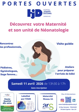 Journée Portes ouvertes - Maternité Joseph Ducuing