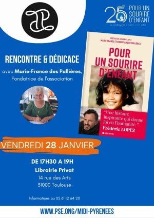 Dédicace du Livre Pour un Sourire d'Enfant