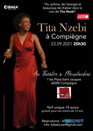 Tita Nzebi en concert à Compiègne le 23 septembre