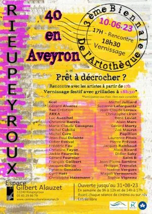 3ème Biennale de l'Artothèque de l'Aveyron '40 en Aveyron'
