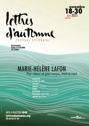 Lettres d'automne, Marie-Hélène Lafon, invitée d'honneur