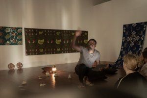 Princia Itoua : performance Harraga / الحراجة