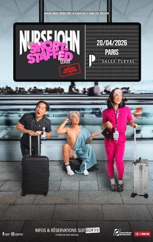 Nurse John en stand up à la Salle Pleyel à Paris