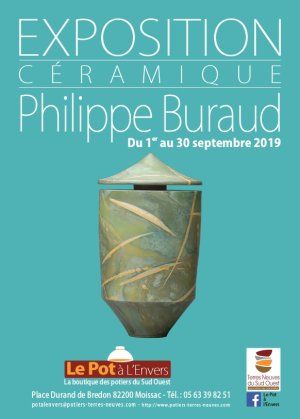 Exposition septembre 2019 Philippe Buraud au Pot à l'Envers à Moissac
