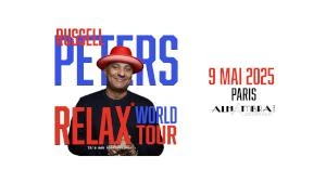 RUSSELL PETERS en spectacle à Paris – l'Alhambra – 09 mai 2025 (humour) 