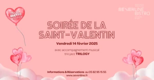 Célébrez la Saint-Valentin au Sevenline Aparthotel à Toulouse : Un dîner romantique dans un cadre enchanteur