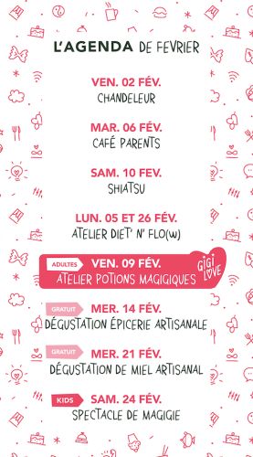 Gigiland présente son programme du mois de Février