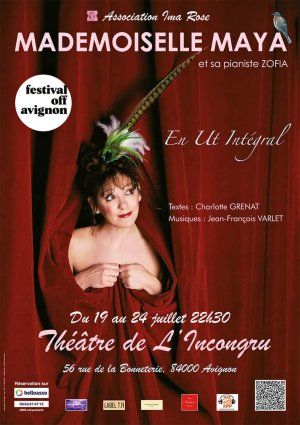 Mademoiselle Maya en Ut Intégral du 19 au 24 juillet à Avignon