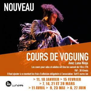 Cours mensuel de Voguing avec Luna Ninja à Lunares