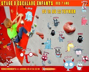 Altissimo Montaudran *** STAGE ESCALADE ENFANTS *** VACANCES DE FEVRIER 2018