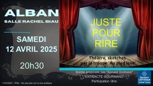 Spectacle humoristique de Théâtre et de sketchs à Alban