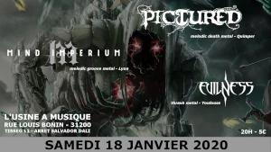 Pictured / Mind Imperium / Evilness 